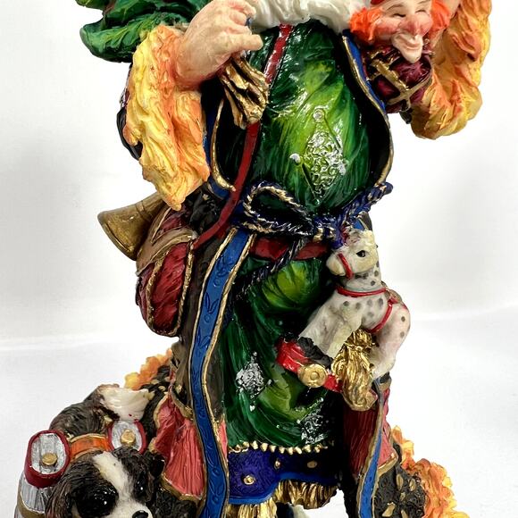 Lot 2 Roman Inc Galleria Lucchese Swiss Spanish Legend Santa 1997 VTG Christmas - Picture 10 of 16